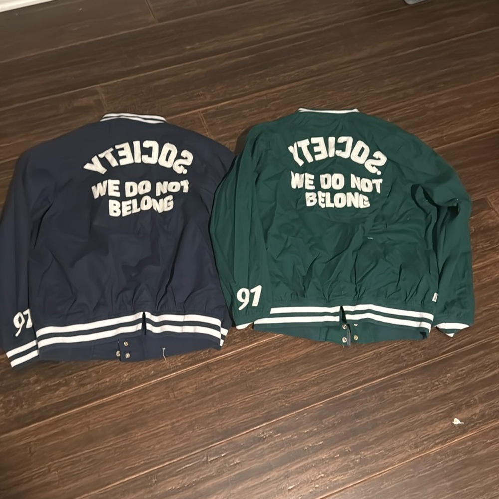 Society light jackets both for $50